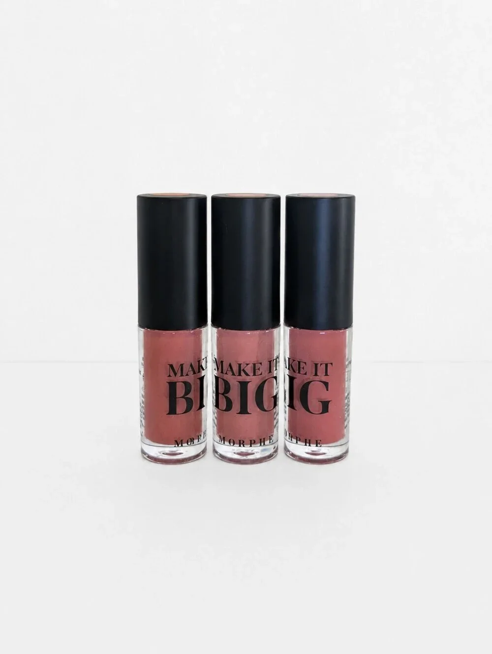 Morphe Make It Big Lip Plumping Gloss Bundle of 3 – Natural Born Kisser